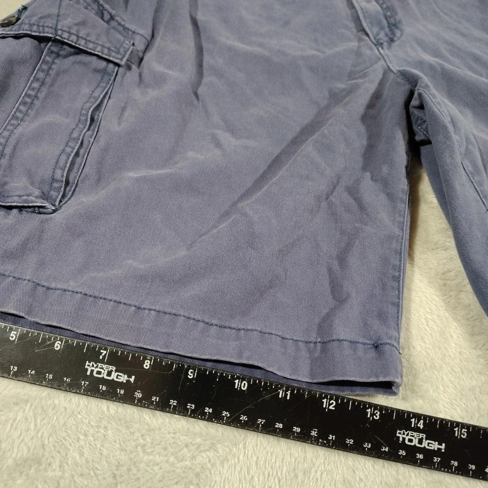 IZOD Cargo Shorts Men 42/10 Navy Outdoor Hiking Comfort Cotton Durable Beach